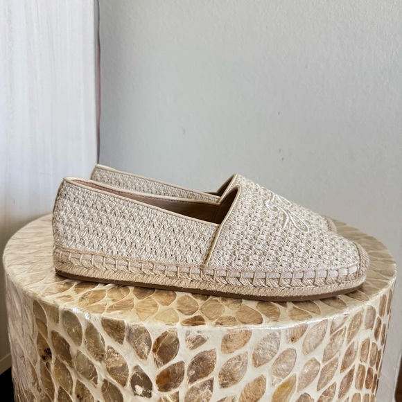 New Ted Baker Cream Piper Woven Espadrille Flats size US7 - Picture 2 of 10